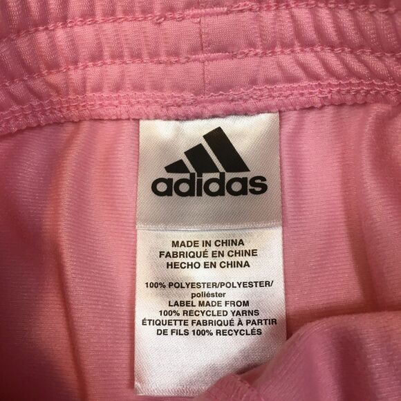 NWT Adidas Toddler Girls 12M 2 Piece Set Tracksuit Jacket Jogger Sweatpants Pink - Picture 15 of 16
